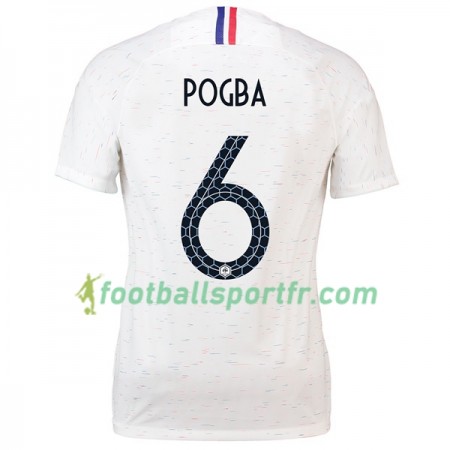 Tenue France Pogba 6 Féminine Exterieur Coupe du monde 2018 Maillot de Foot